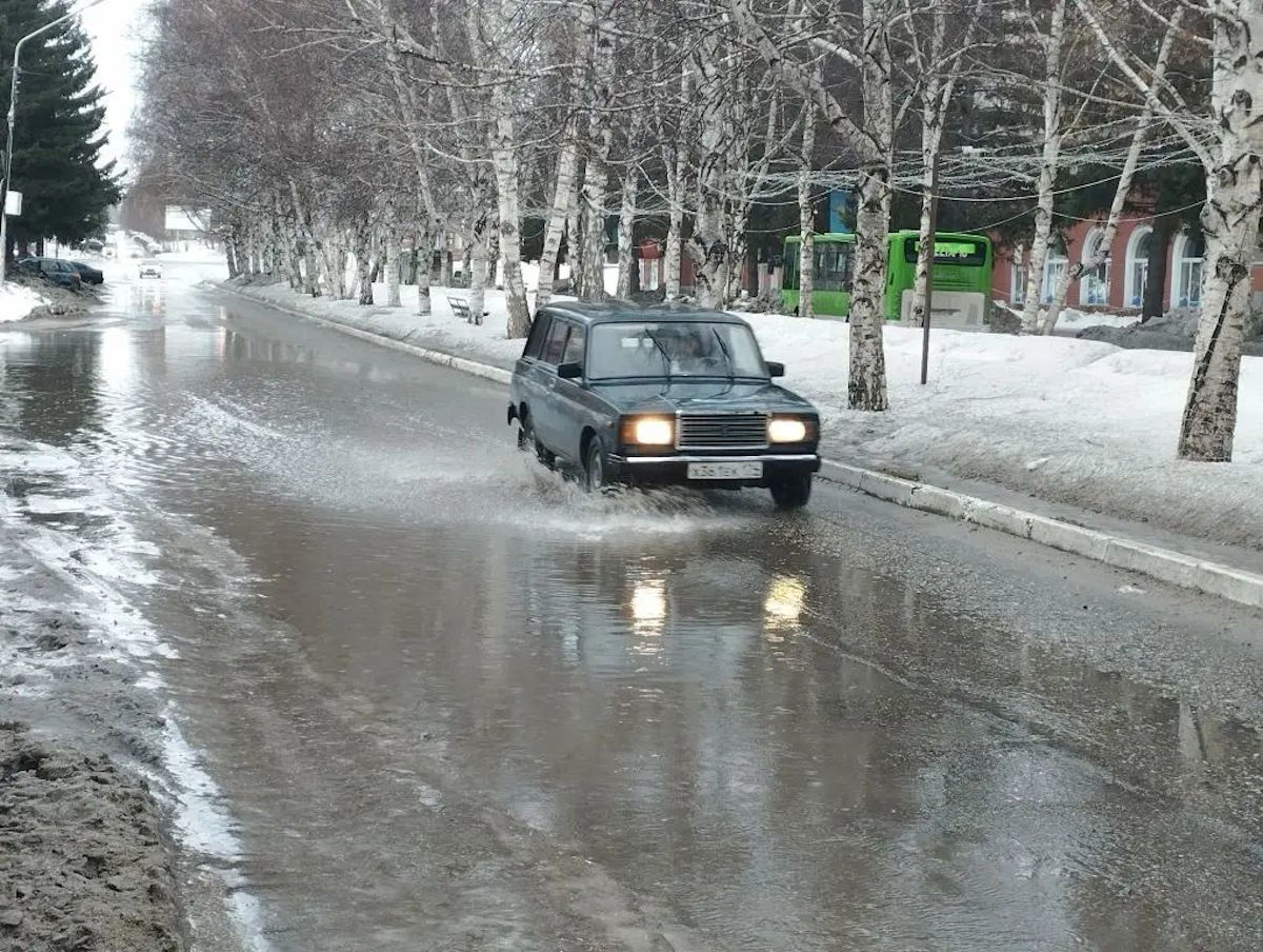 Риддер превратился в большой каток