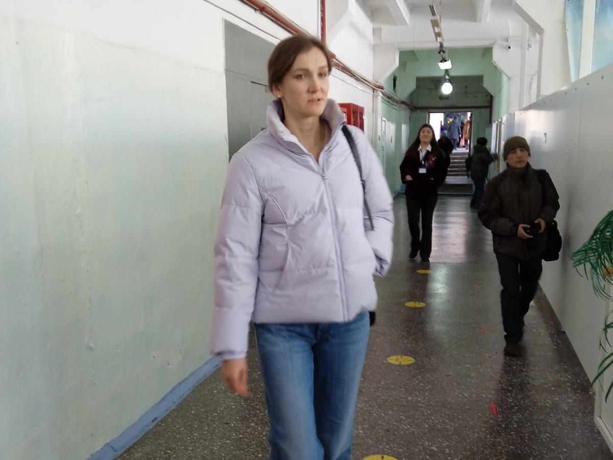 Олимпийская чемпионка посетила избирательный участок в Усть-Каменогорске