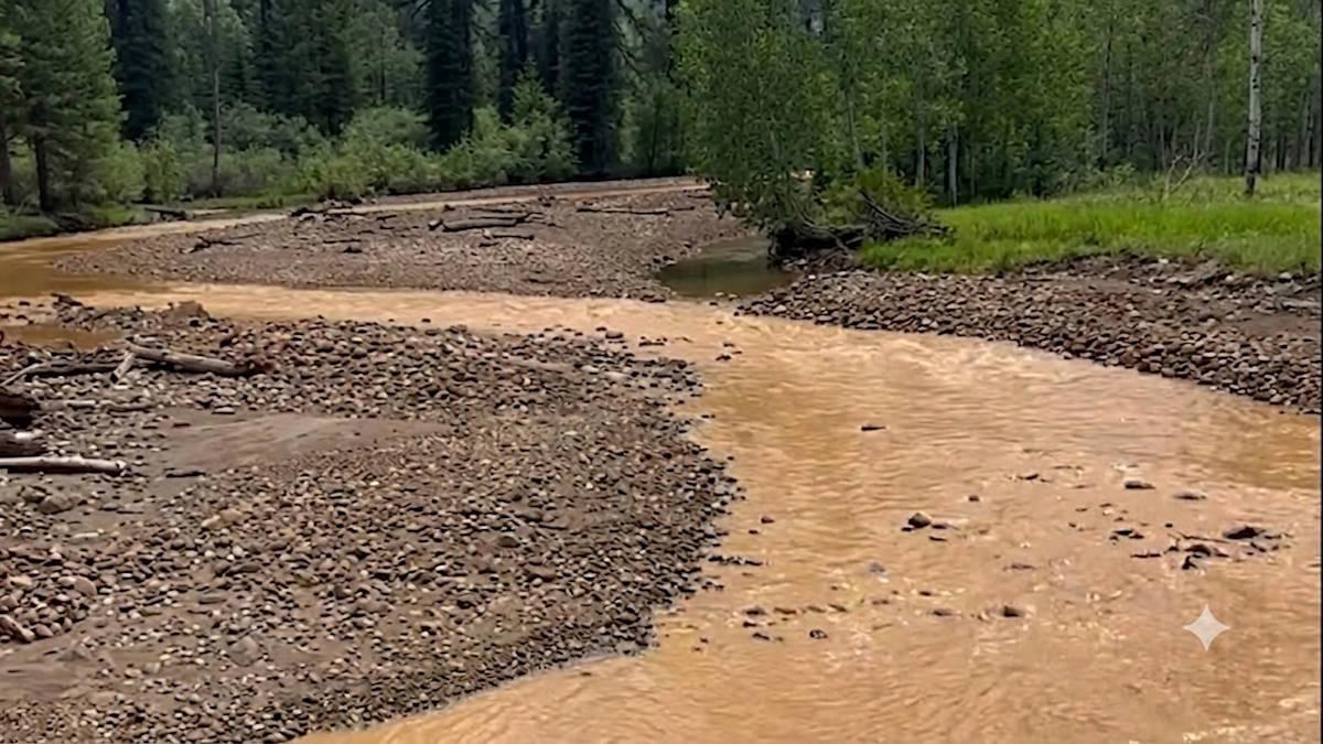В ВКО выявили причину окрашивания вод реки Карагужихи в апельсиновый цвет