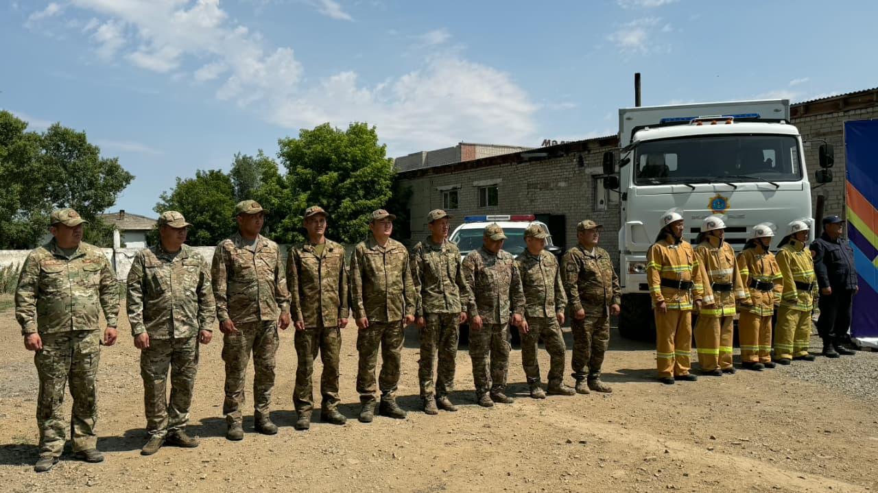 В Жарминском районе области Абай открыли новый противопожарный пост