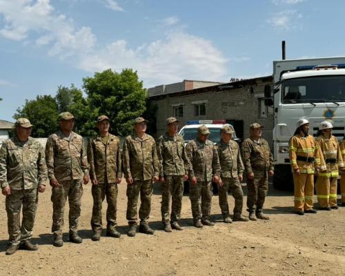 В Жарминском районе области Абай открыли новый противопожарный пост