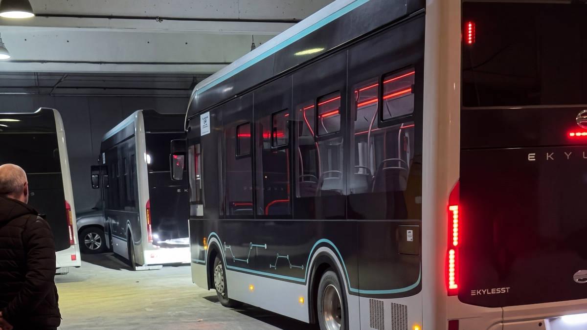 В Усть-Каменогорск прибыли электробусы