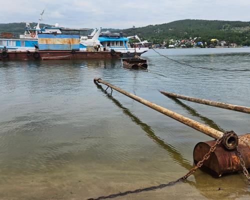 В Бухтарминском водохранилище — низкий уровень воды, несмотря на снежную зиму