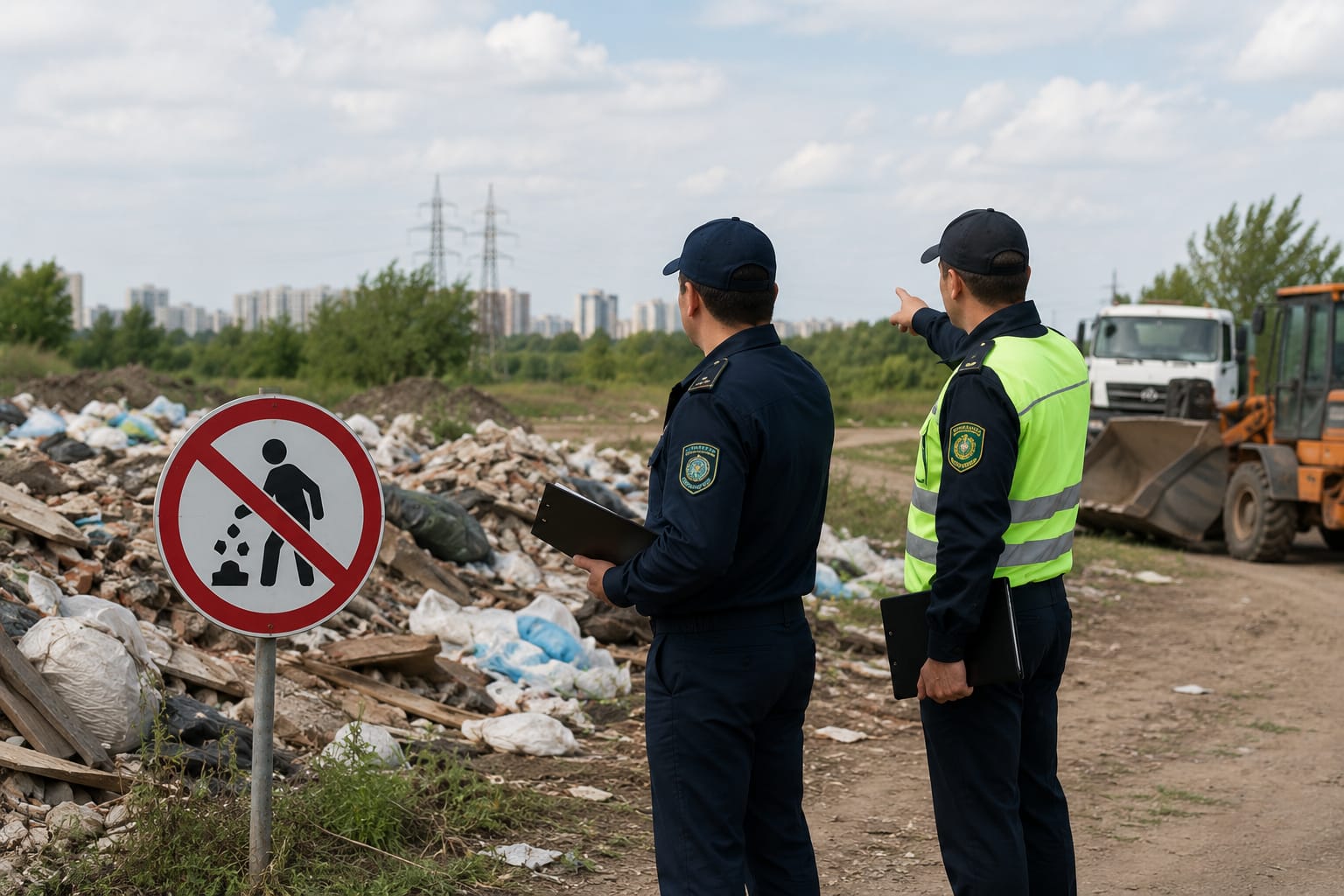 Жителей Павлодарской области призвали сообщать о незаконном выбросе мусора