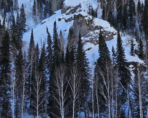 После сильных морозов в ВКО стали доступны маршруты по руслу Горной Ульбы