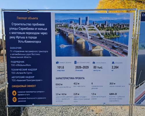 В Усть-Каменогорске готовят площадки для строительства нового моста через Иртыш