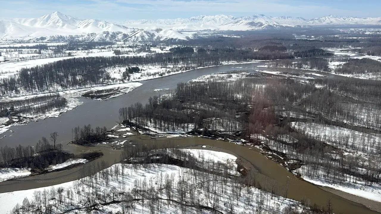 Паводковая обстановка в районе Алтай остаётся стабильной