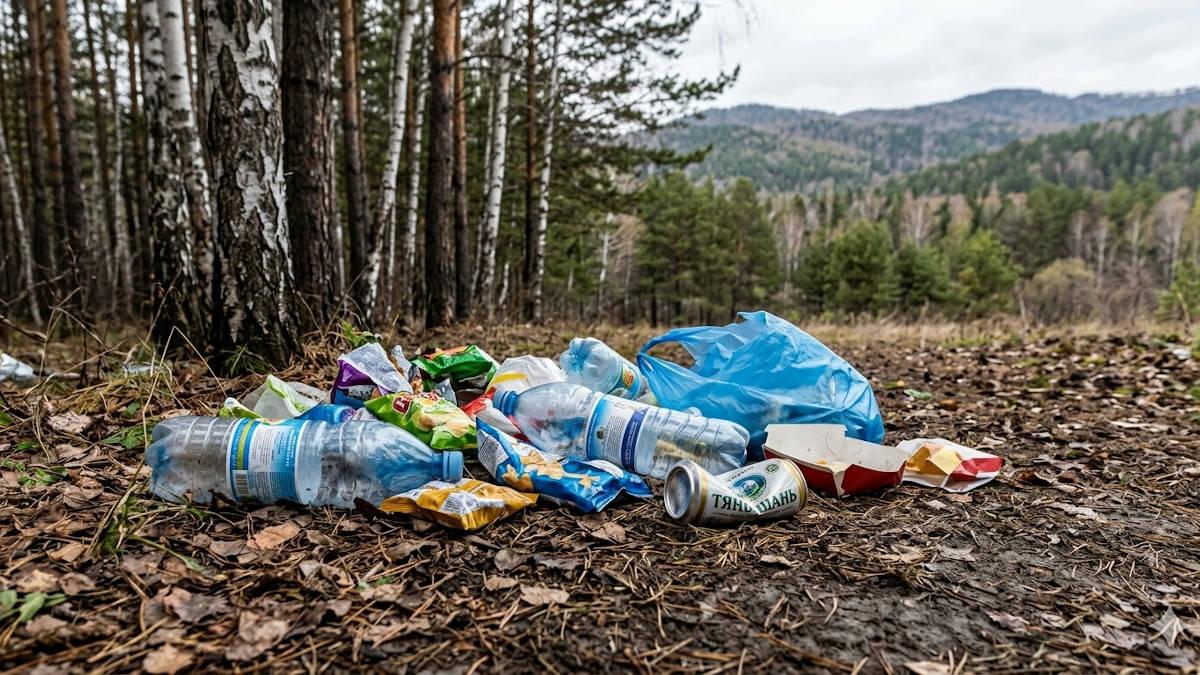 Алтын-Эмель утопает в мусоре — экологи бьют тревогу