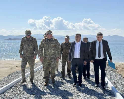 На побережье Бухтарминского водохранилища открыли мобильный спасательный пост
