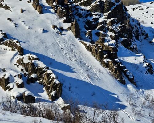 После сильных морозов в ВКО стали доступны маршруты по руслу Горной Ульбы