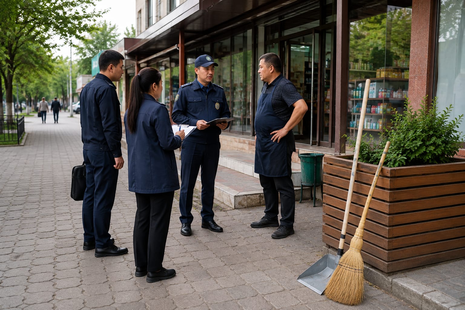 В Усть-Каменогорске предпринимателей начали штрафовать за нарушение правил благоустройства