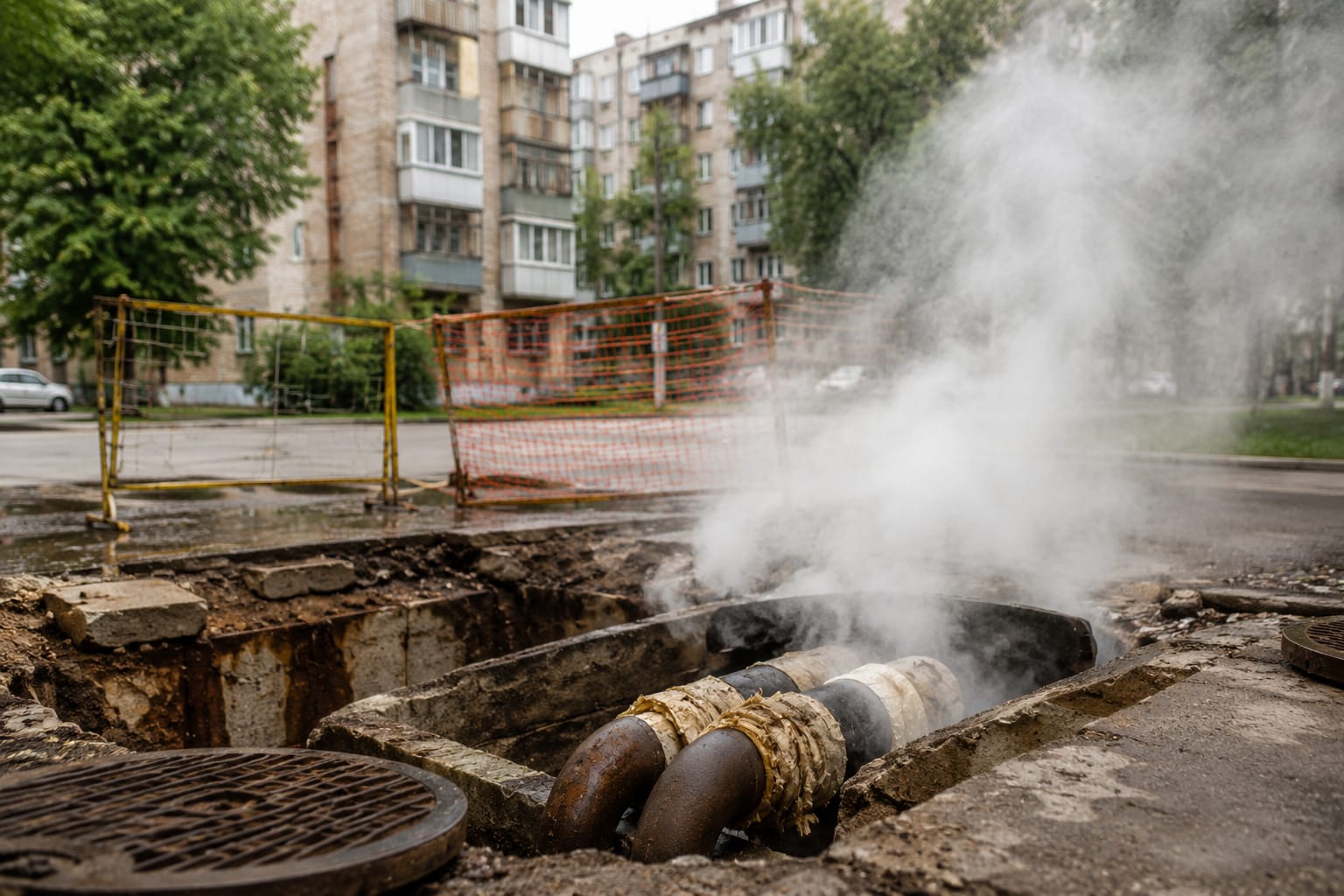 В Усть-Каменогорске устраняют дефект теплосети: горячей воды не будет до 28 июля