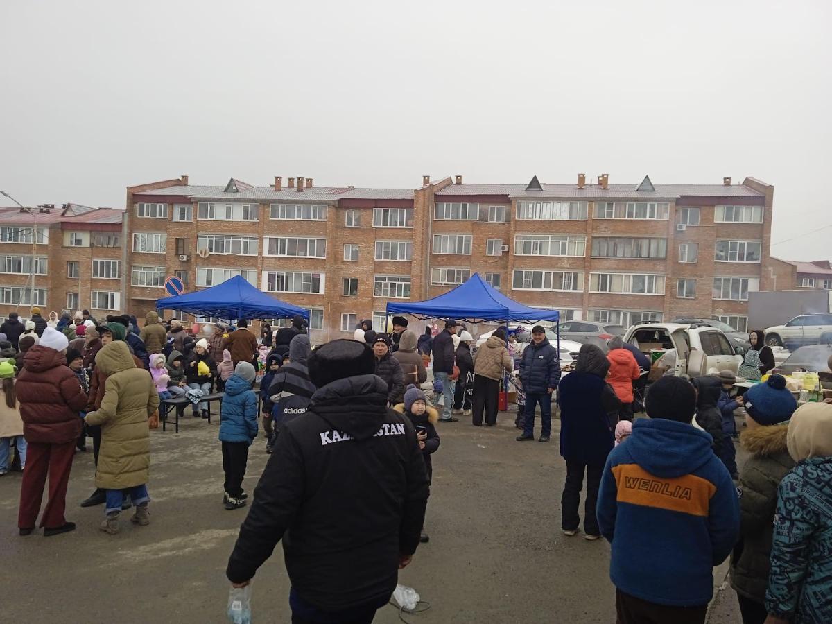 В Усть-Каменогорске жители поселка Куленова отпраздновали Наурыз