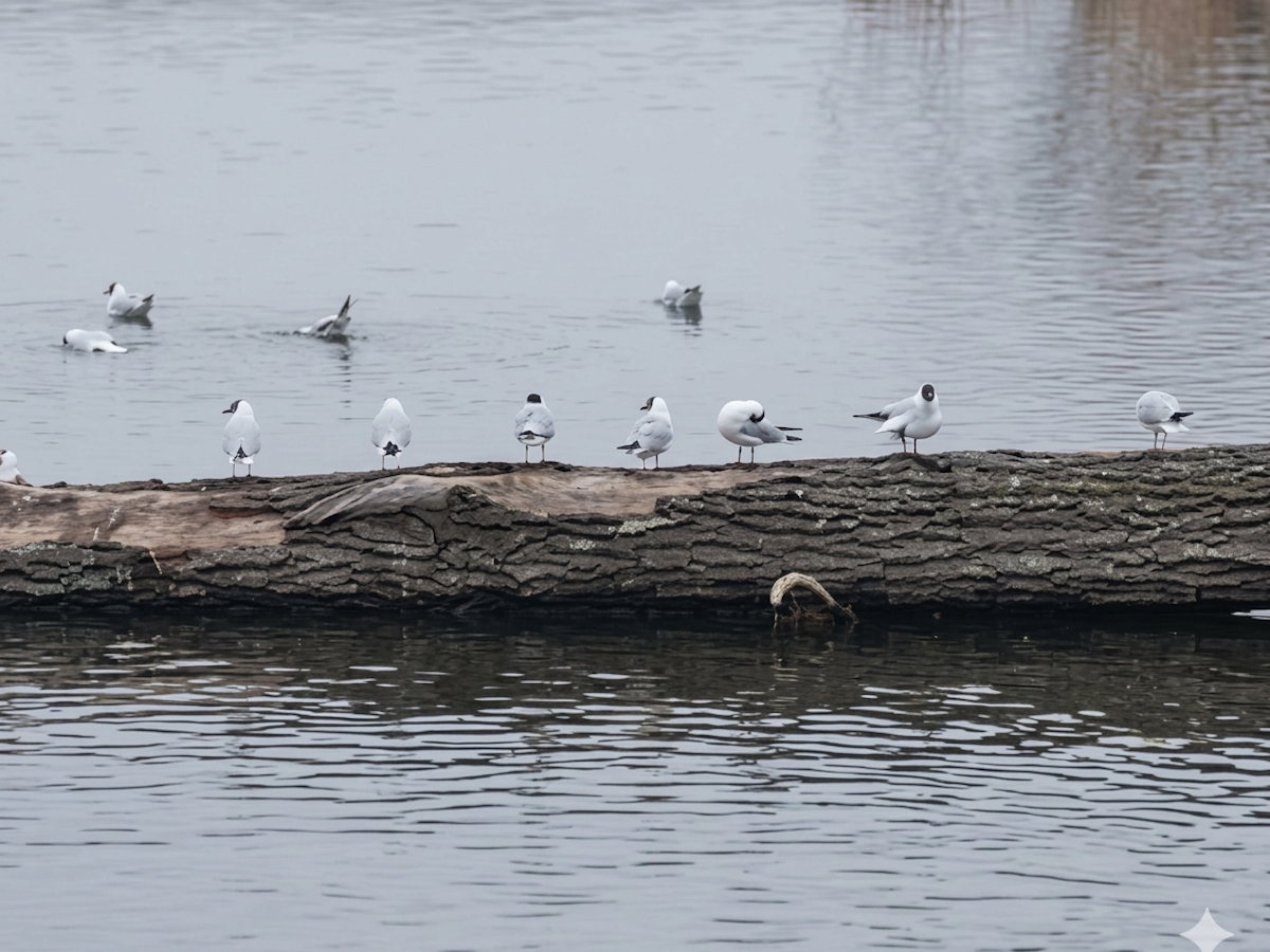 В Усть-Каменогорск с зимовки вернулись речные чайки