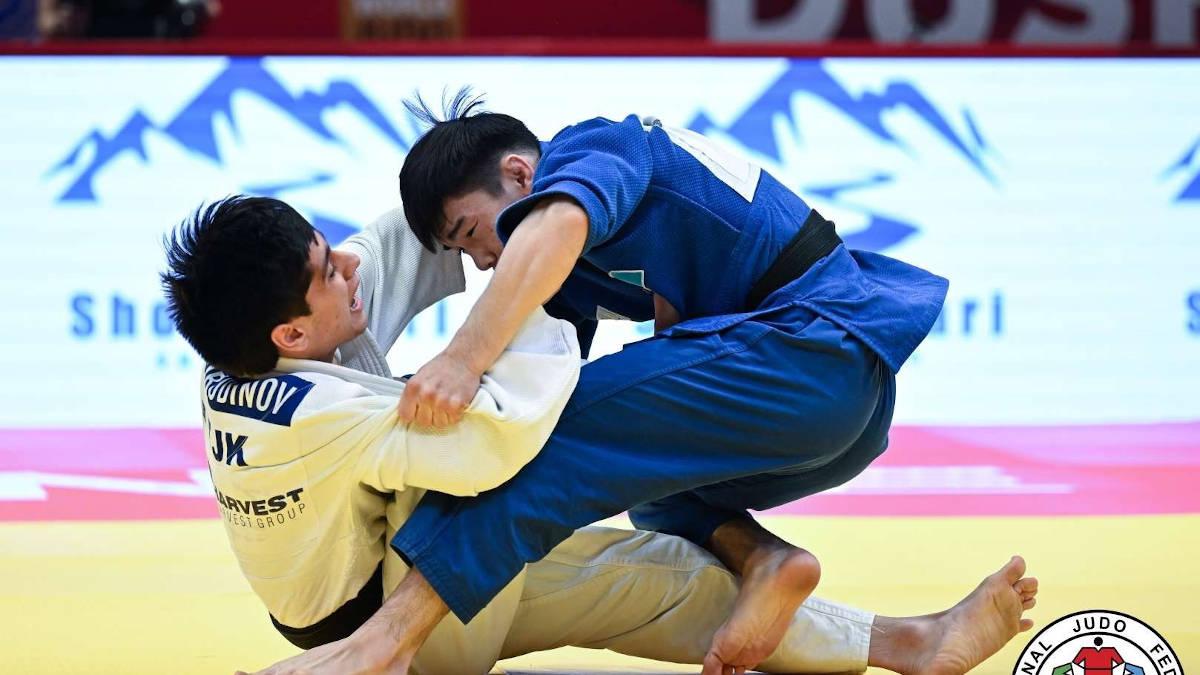 Казахстанец Нурадил Алжан завоевал «бронзу» Grand Slam в Душанбе