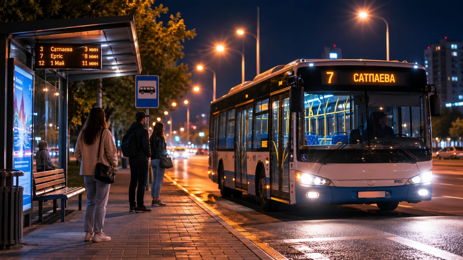 Павлодар продлит работу автобусных маршрутов на время праздничного концерта