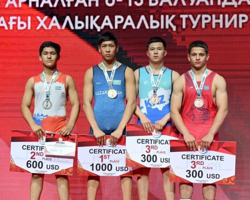 Борец из области Абай выиграл международный турнир по греко-римской борьбе в Семее