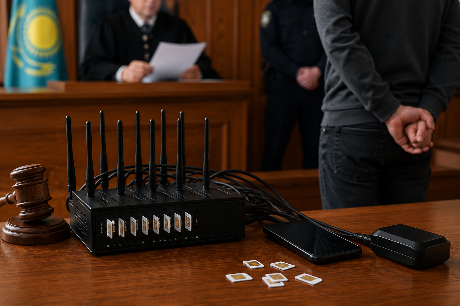 В Костанайской области вынесли приговор по делу о манипуляциях с SIM-картами