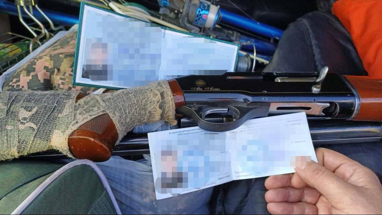 В области Абай за неделю изъяли шесть единиц незарегистрированного оружия