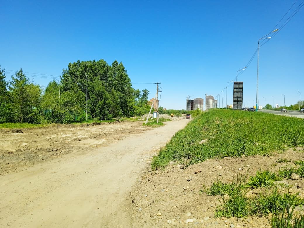 В Усть-Каменогорске строят новую транспортную развязку под Иртышским мостом